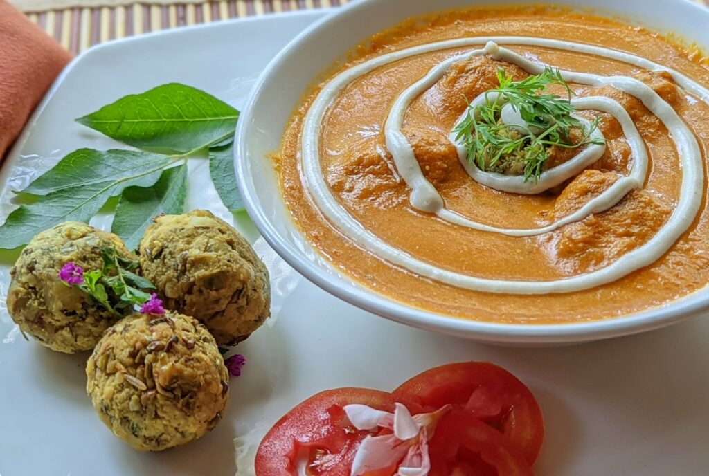 Tofu – Lentil Kofta in Tomato Sauce - SHARAN