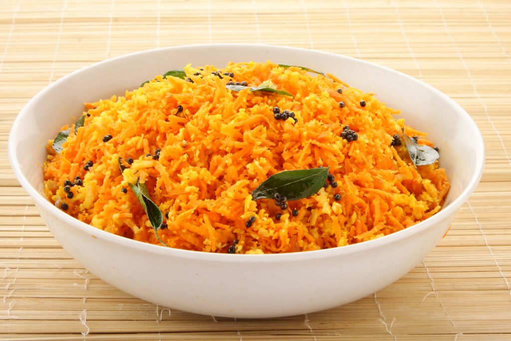 Indian Carrot Salad - SHARAN